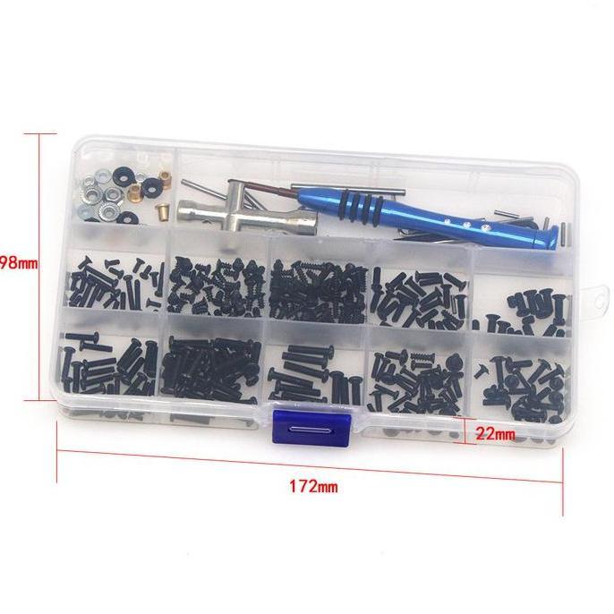 Pilihan - Rc Car Tools Screws Box Kit Set / Sekrup Baut Rc Car / Kotak Sekrup