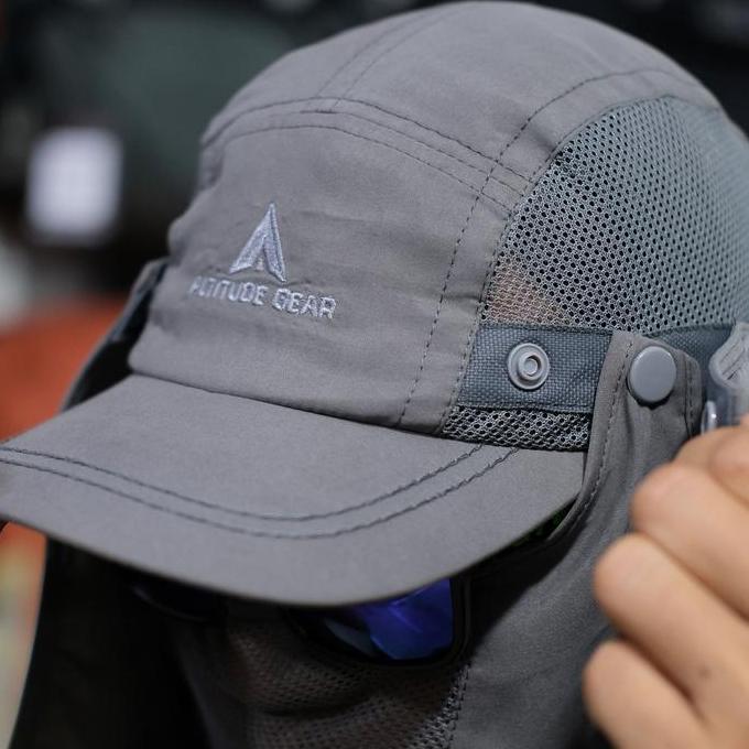 Eiger - Altitude gear Topi Mancing Anti UV Masker Jepang Outdoor Hat Pria Wanita 295