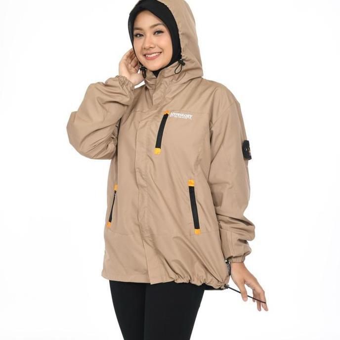 OOTD Jaket Parasut Waterproof Model Tactical Hypeglory Merch  / Jaket Gunung / Jaket outdoor / jaket