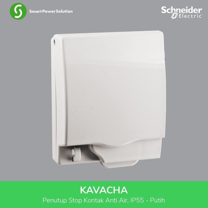 Schneider Penutup Stop Kontak Putih Kavacha - E223R_WE