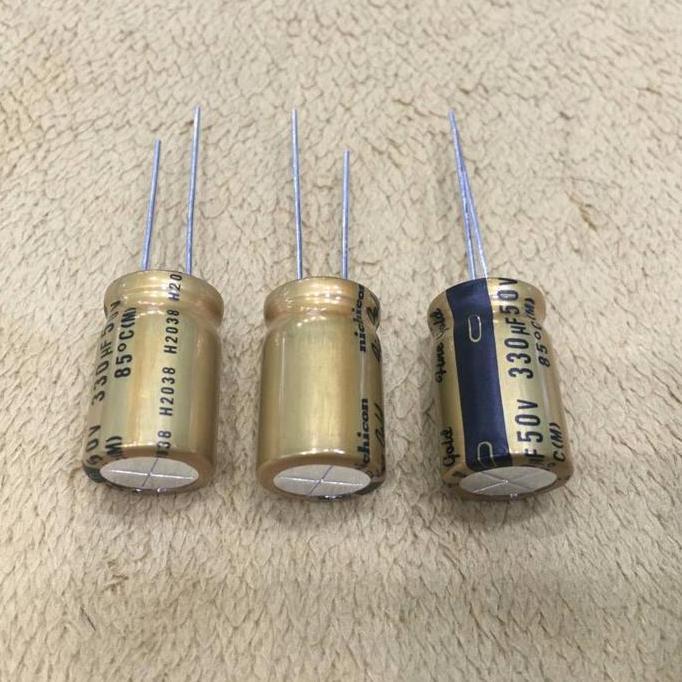 NICHICON FG 330UF 50V CAPACITOR PREMIUM