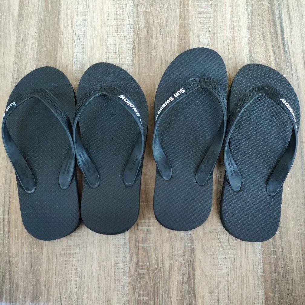 PROMO Sandal Jepit Sun Swallow Hitam, Ukuran No 9-11 Size 37-43,Sendal jepit Sun Swallow Black, Sand