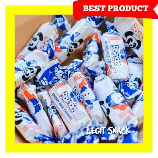 Tino- Permen Susu Panda 100 Pcs Halal / Panda Milk Candy