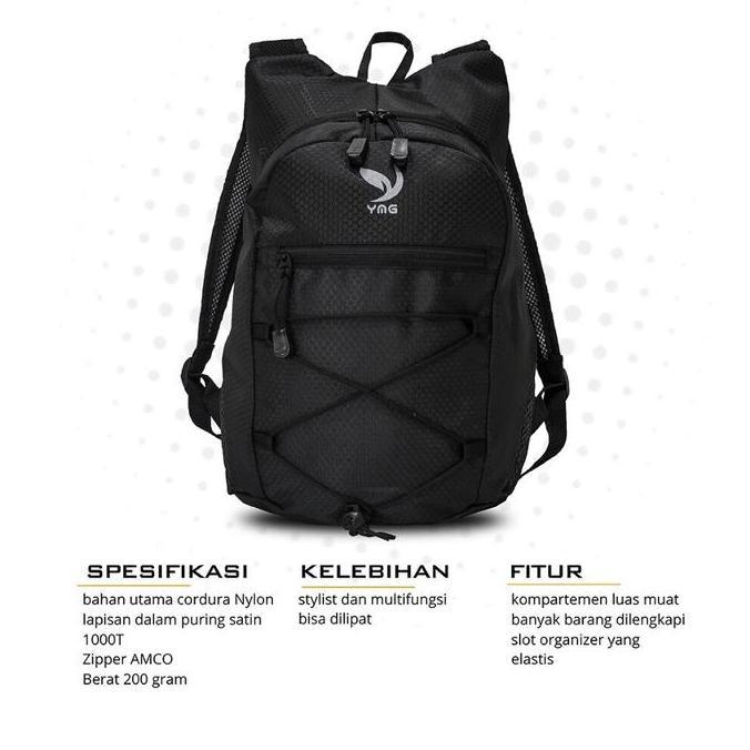 New - Tas Olahraga Pria Wanita Tas Ransel Outdoor 18 Liter - Tas Lipat GunungKecil Tracksout Sport