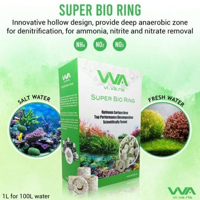 vivaria super bio ring (media bacteria aquascape/air tawar)