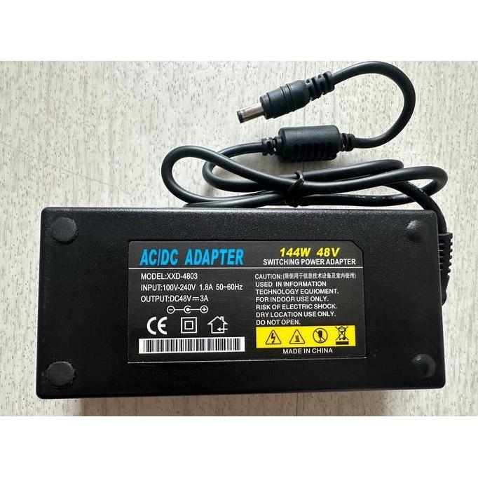 monicstar.id- Adaptor Poe Switch 48V 3A adapter 48 Volt 3 ampere charger power supply hoverboard led