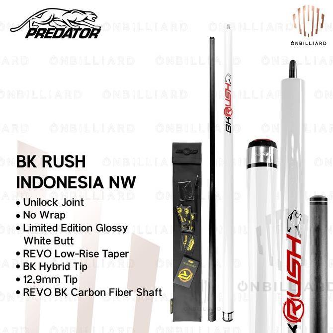 PREDATOR BK RUSH SW NW Pink & Star Vietnam & Neon & Night Claw Break Cue Billiard BK RUSH
