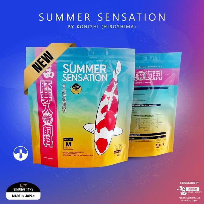 Afterday- Pakan Koi - Konishi Summer Sensation 4Kg (M) - Sinking