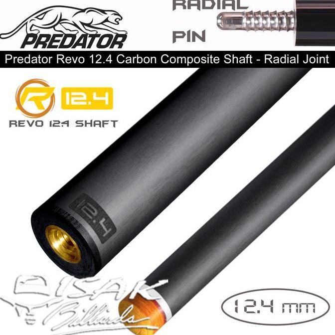 Predator Revo 12.4 mm Radial Shaft - Carbon Billiard Stick Biliar Stik