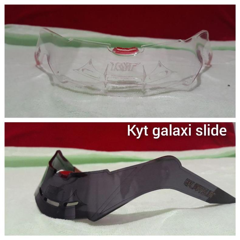 New Spoiler Helm Kyt Galaxy Slide/ Spoiler Kyt Galaxy Flat Fr/Spoiler Kyt Galaksi/Spoiler Helm Kyt G
