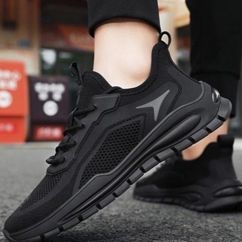 BIG SALE Techdoo Sepatu Pria Casual Fashion Keren Sneakers Tali Olahraga Running Shoes Men Anti Slip