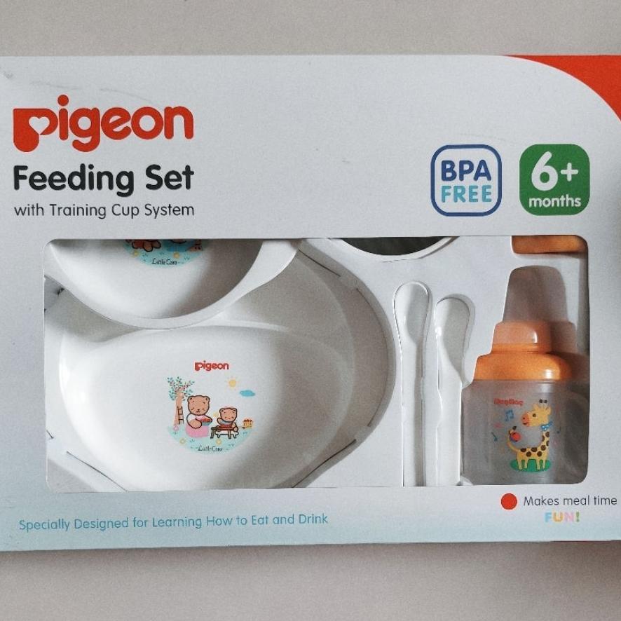 Pigeon Feeding Set - Alat Mpasi Bayi - Tempat Makan Bayi New