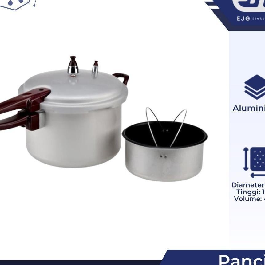 Panci Presto Maxim 4 Liter Pelunak Daging Ikan 4L Pressure Cooker Ori