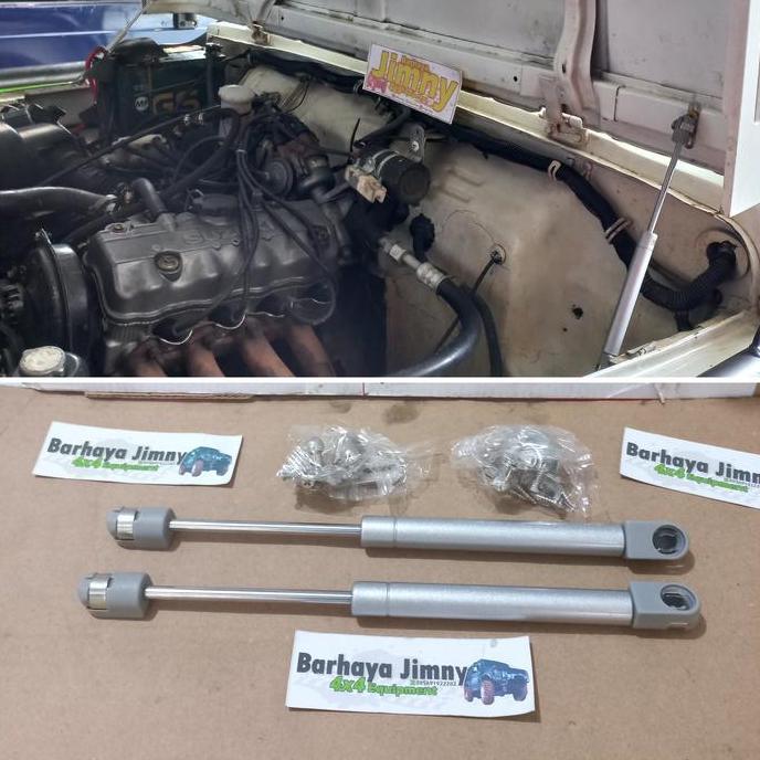 Shock Hidrolik Kap Mesin Modifikasi Katana Jimny Satu Set Kiri Kanan Terbaru