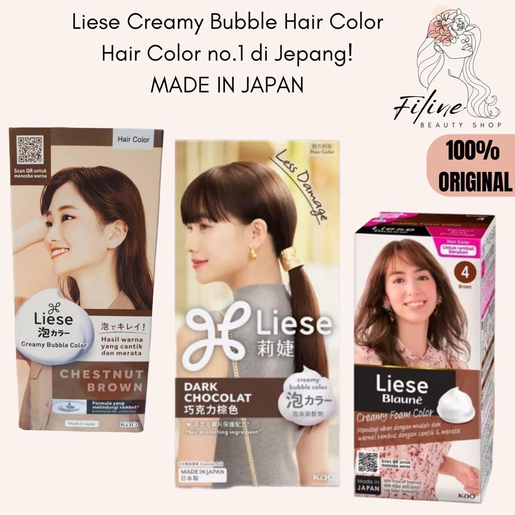 Liese Bubble Hair Color Foam Cat Pewarna Rambut Permanent cat rambut