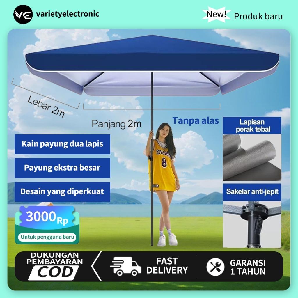 Payung Kotak 200X200Cm Meter Payung Pantai Payung Pelangi Payung Tenda Gerobak Bazar Pameran Payung 