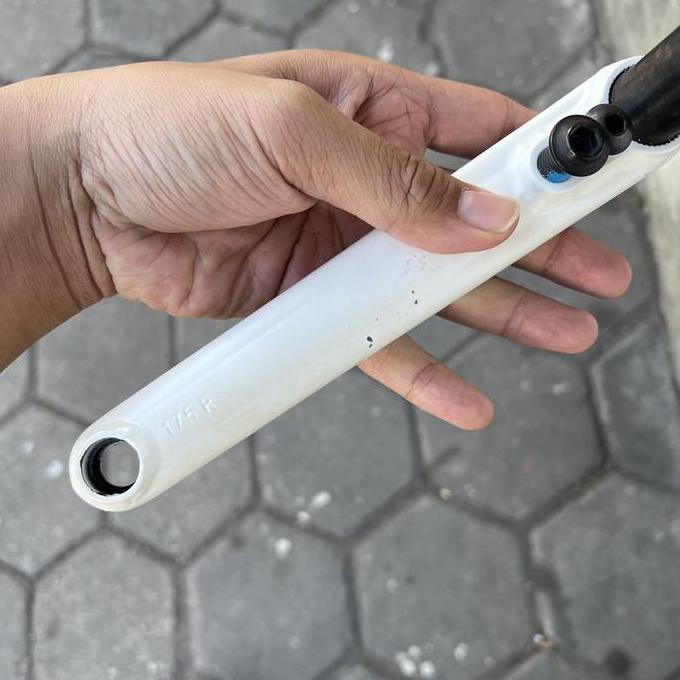 Eclat Tibia Bmx Crank 2Pcs Putih 2 Pcs 175 Cranks Gir Arm Oversize 22