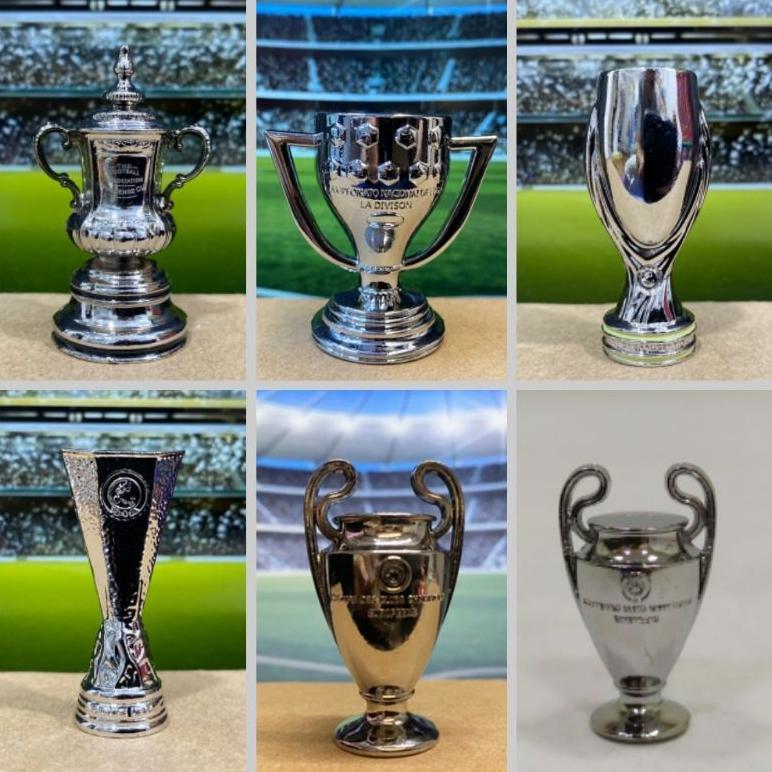 Figur Miniatur Trofi / Piala NBA / Piala Euro / Piala World Cup / Piala Golden Boots / Piala FA / Pi