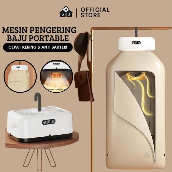 Mesin Pengering Pakaian Portabel Pemanas Pengering Pakaian Lipat Listrik Pengering Otomatis