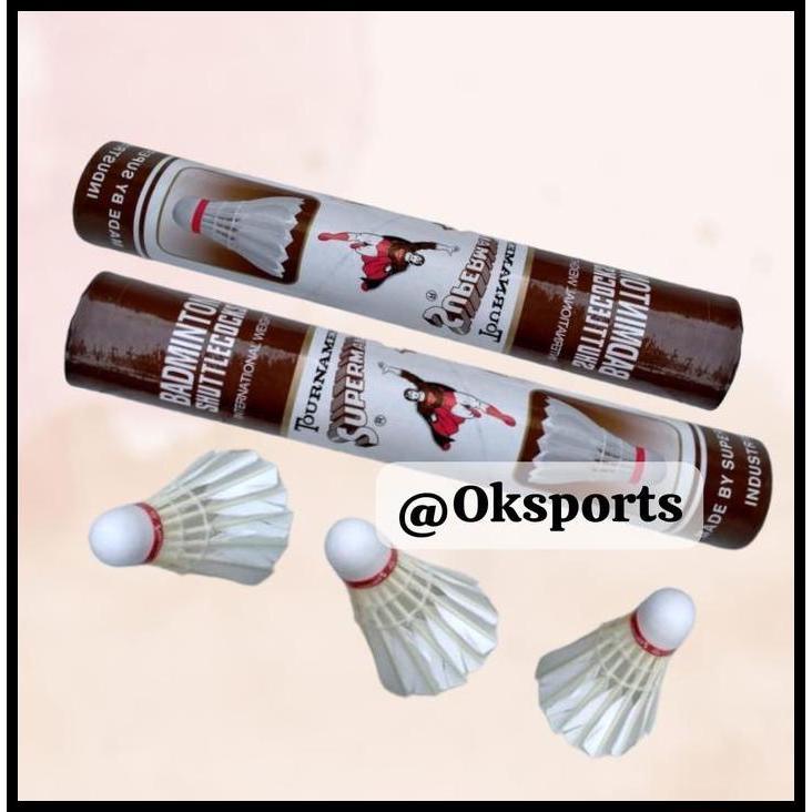 Terbaru Cock Badminton / Cock Raket Badminton Superman Coklat