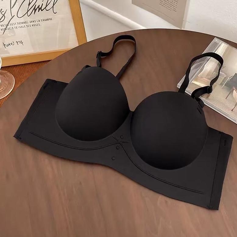 original miss curiosity bra tanpa tali & kawat setengah cup, push-up dada kecil, tanpa jahitan