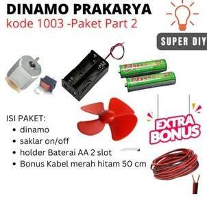 DINAMO KIPAS PRAKARYA  DIY DC 3-5 VOLT / DINAMO TAMIYA / DINAMO KECIL / DINA,O DIY KERAJINAN / DINAM