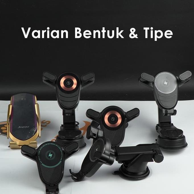 Charging Stand Wireless Otomatis Charger Hp Modern Adjustable Wireless Charger HP Tanpa Kabel Prakti