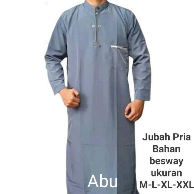 original gamis pria formal s-xxl bahan tebal ringan
