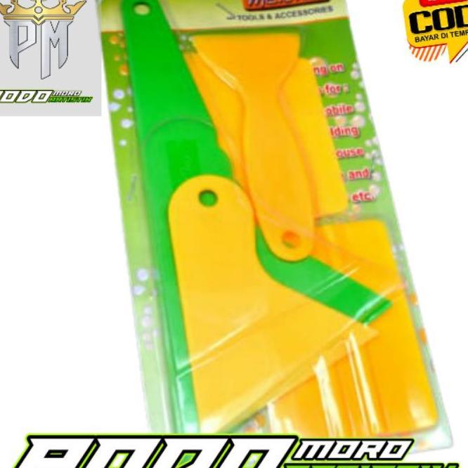 Rakel / Scraper Set Lengkap Alat Pasang Stiker / Stiker Kaca & Kaca Film
