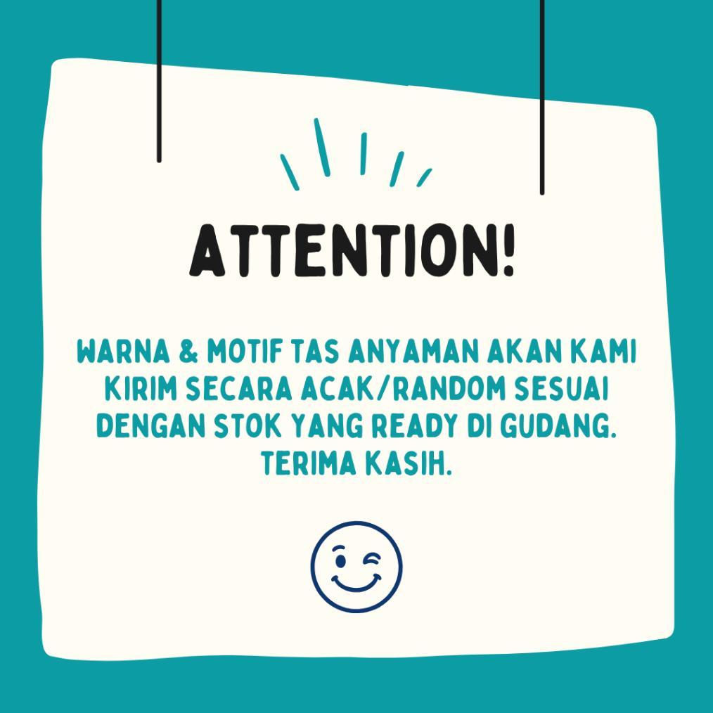 paket hemat tas anyam mini tas jinjing tas tangan mini anyam hand bag mini totebag mini anyam (80060