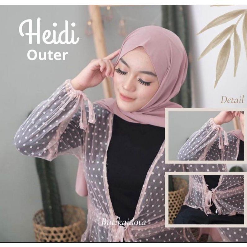Heidi Outer / Outer Murah / Outer Tile Dot / Rompi