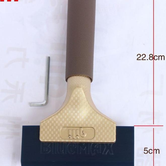 Qh02 Serutan Bluemax Gagang Panjang : Kape ; Alat Kaca Film ; Squeegee ; Scrap ; Alat Wrapping Stike