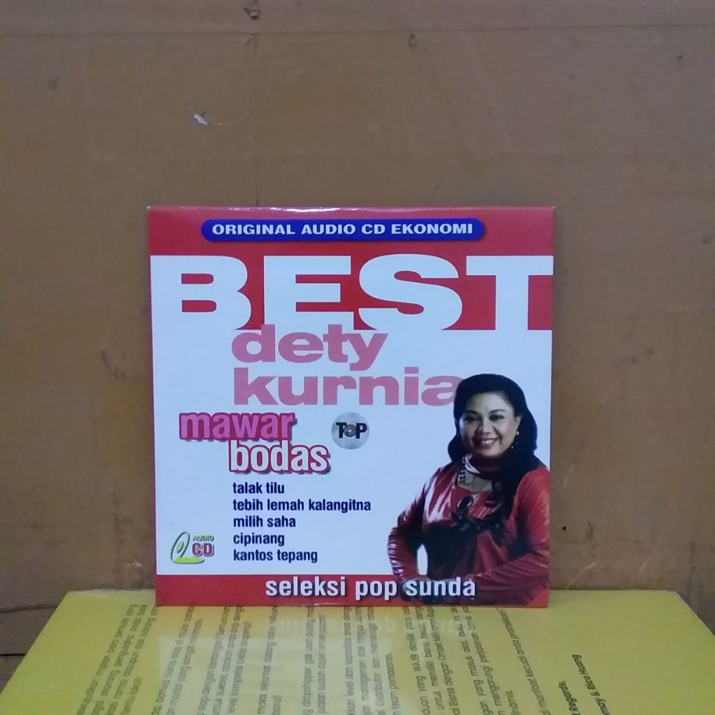 CD ORIGINAL BEST SELEKSI POP SUNDA DETY KURNIA