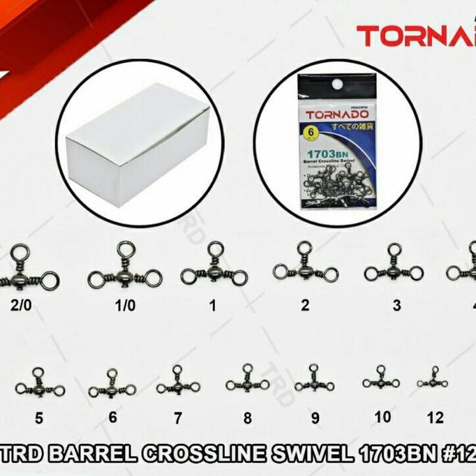 KILI KILI CABANG 3 SWIVEL LAUT TORNADO NOMER KECIL PSJ27