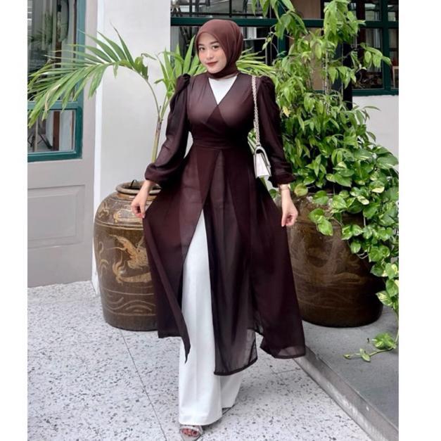 [ COD ] Alina Outer by Ammisha | Fashion Luaran Kekinian | Kondangan OOTD | Avril Outer | Termurah B