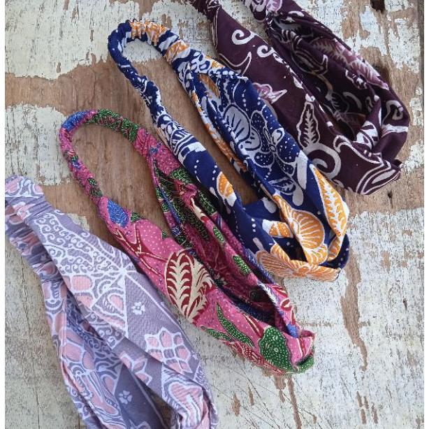Bando Batik Bando Etnik Bandana Batik Headband Dewasa