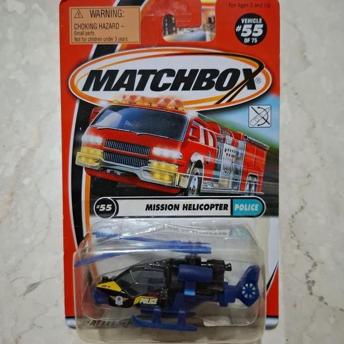 matchbox mission helicopter police