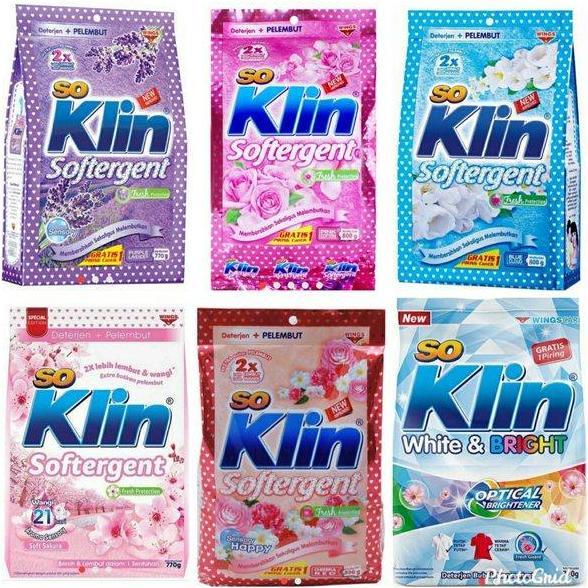 Fullcline- Soklin Softergent 770Gr Deterjen Bubuk Sabun Cuci Detergent Powder