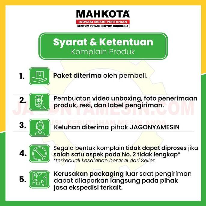 Mahkota Mesin Sosoh Sorgum Sorgum Mill Msm - 200 F