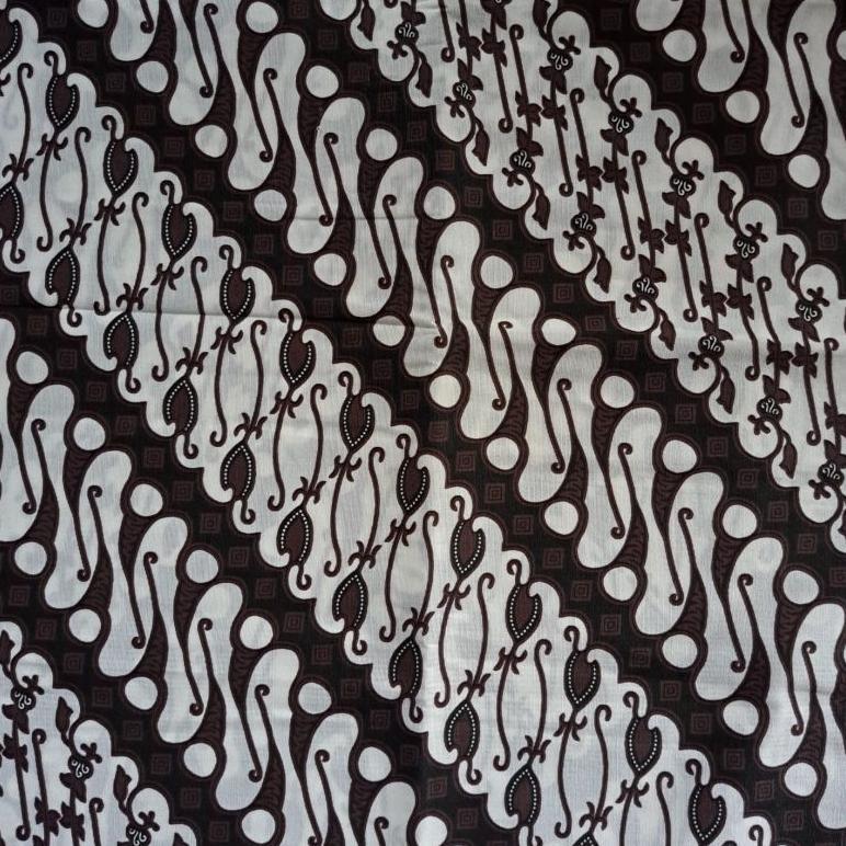 AG - Kain Panjang Batik Jarik Putih Kombinasi