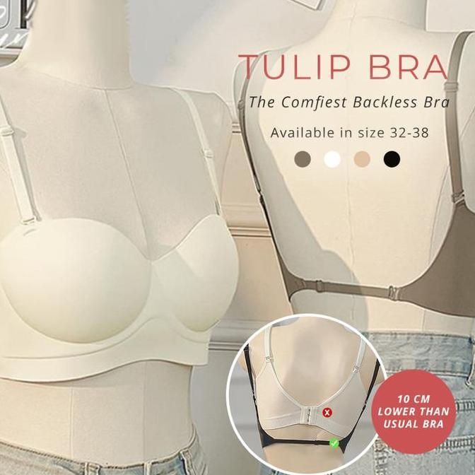 Pilihan - [Tulip] Backless Bra Styling Bra Bra Seamless Bh Seamless Bh Backless Busa Tebal Nyaman