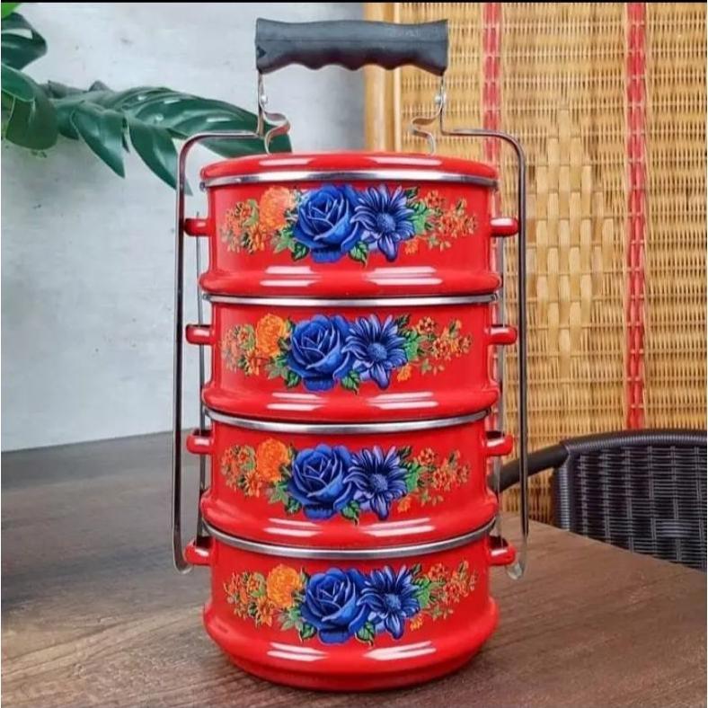 HOT PRODUCT Rantang Maspion Panda Rantang Enamel Rantang Susun 4