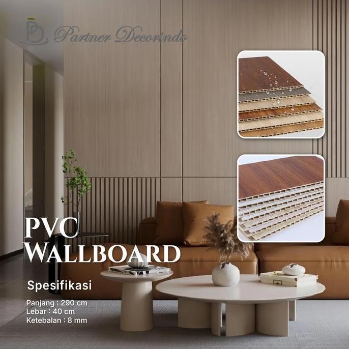 New - Wallboard Panel Pvc /Wallboard Wpc/ Wallboard Marmer Hiasan Dinding Wall Board Kayu