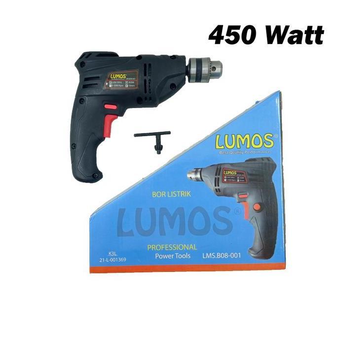 ELECTRIC DRILL 10MM LUMOS MESIN BOR LISTRIK DISKON