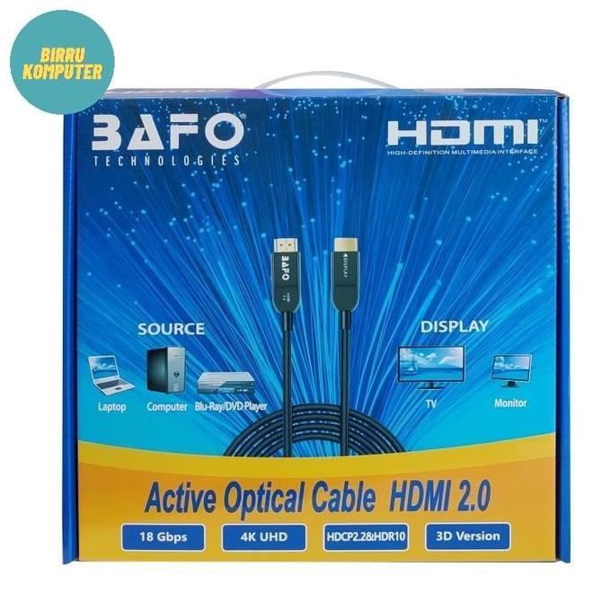 Bafo Kabel HDMI 2.0 FO Fiber Optic 50 Meter 4K