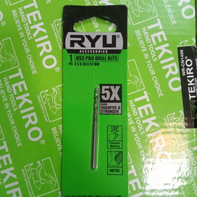 MATA BOR BESI HSS PRO 2.5 MM TEKIRO RYU MURAH!