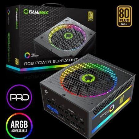 NEW GAMEMAX PSU 1050W Modular RGB 80+ GOLD FULL MODULAR