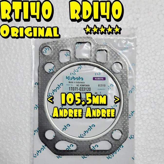 BEBAS ONGKIR - RD140 DI Paking Gasket Cylinder Head Kubota RD-140 RD 140 DI Original