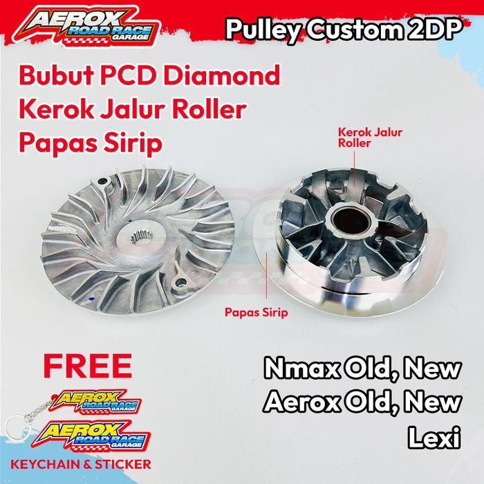 PAKET PULLEY CUSTOM ROLLER BRT AEROX NMAX LEXI NEW AEROX / NMAX ORIGINAL DAN TERPERCAYA
