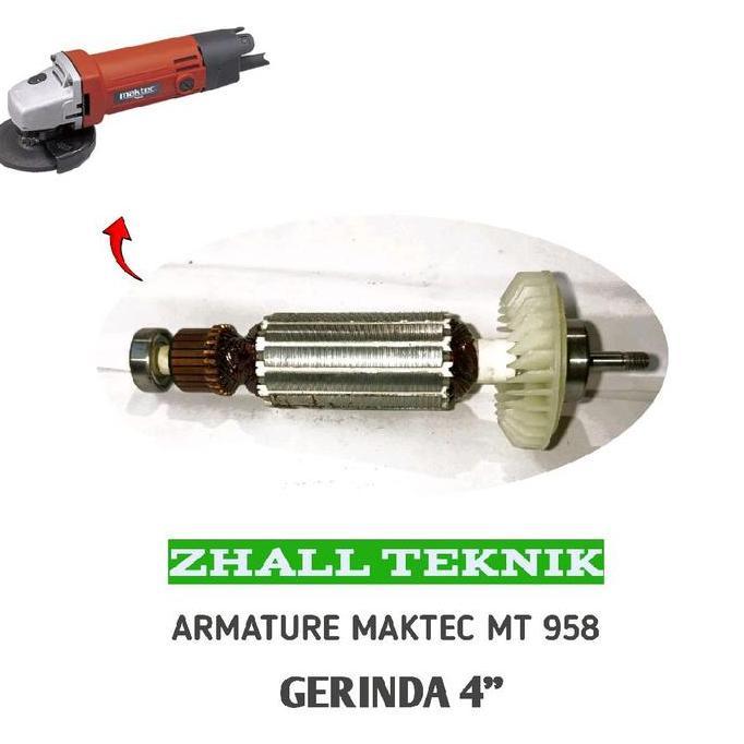 ARMATURE UNTUK MT 958 MESIN GERINDA MAKTEC MT 958 ANGKER MAKTEC HARGA SPESIAL